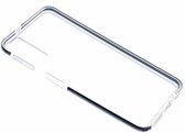 Ntech Hoesje Geschikt Voor Samsung Galaxy A7 (2018) Zwart &Transparant Anti Shock Back hoesje