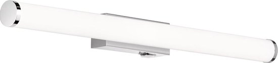 LED Spiegelverlichting - Trion Matero - 6W - Spatwaterdicht IP44 - Warm Wit 3000K - Glans Chroom - Aluminium