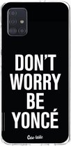 Casetastic Samsung Galaxy A51 (2020) Hoesje - Softcover Hoesje met Design - Don't Worry Be Yonc Print