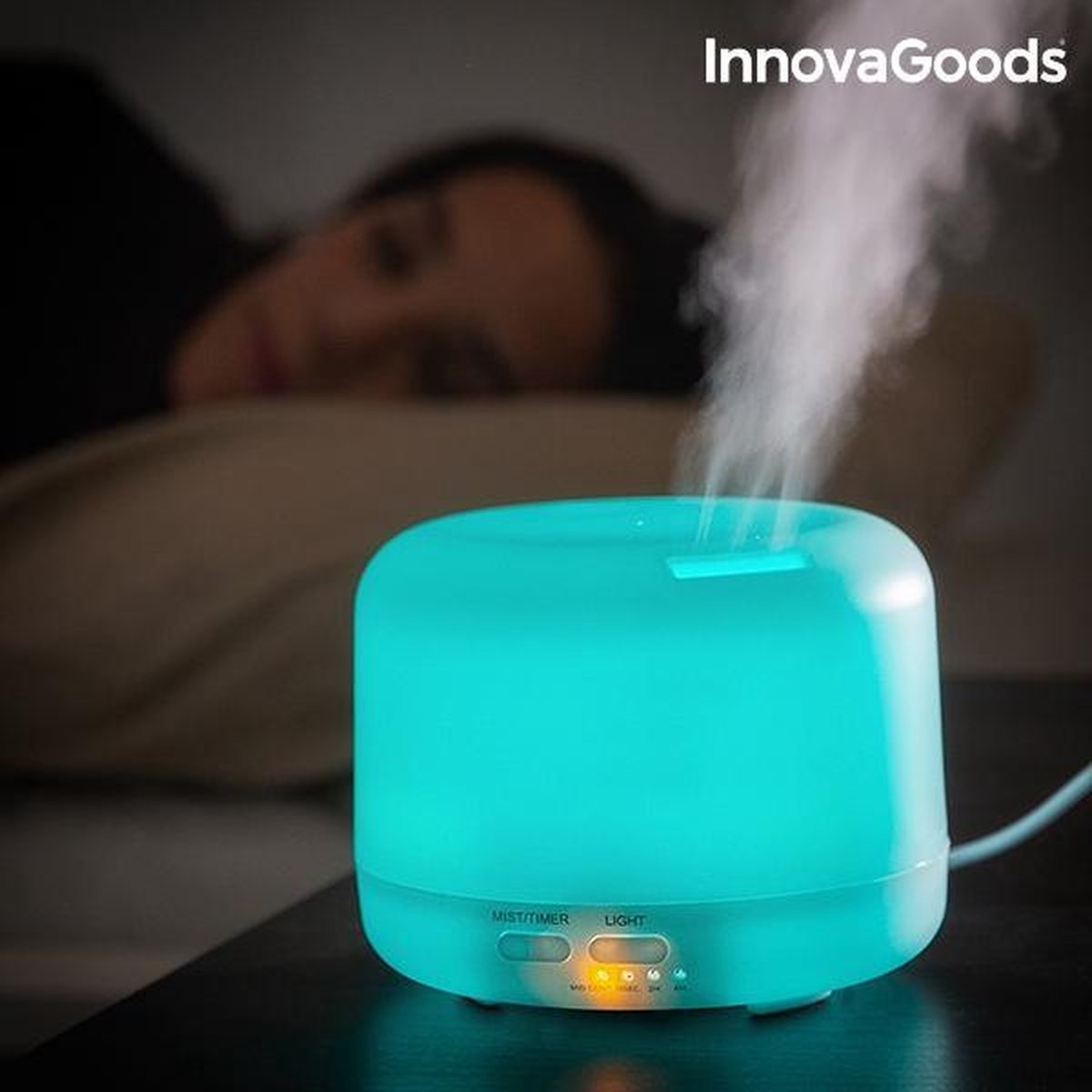 Innovagoods Mini Luchtbevochtiger met Aromatherapie