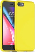 Silicone case geschikt voor Apple iPhone 7 / 8  - geel
