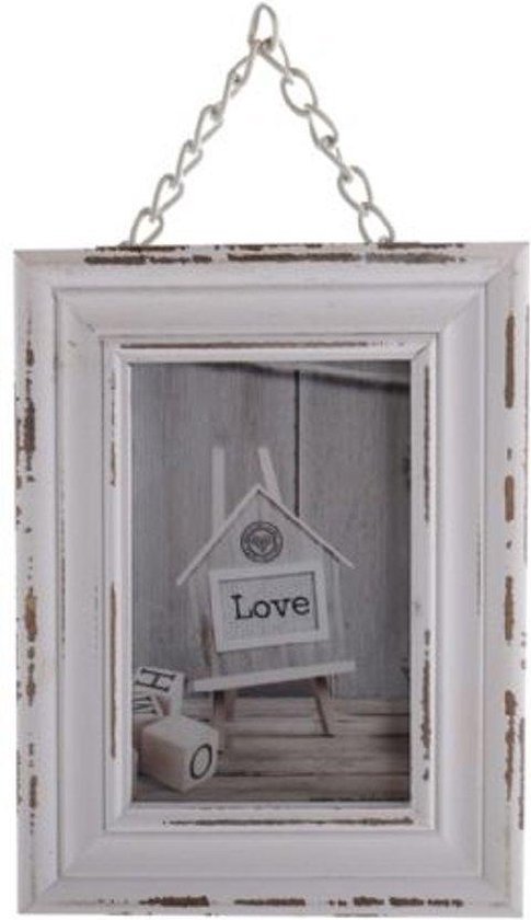 ZEP - Houten fotolijst Rivoli vintage wit voor foto formaat 30x45 ZEP - Houten fotolijst Rivoli vintage wit voor foto formaat 30x45