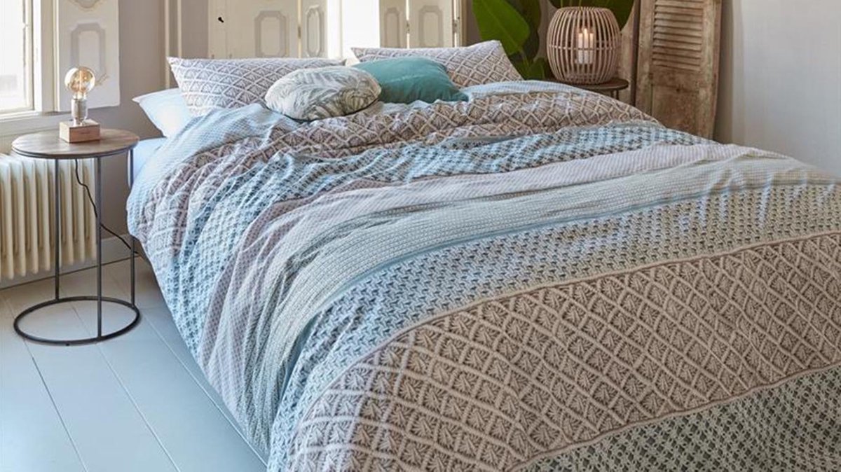 Rivièra Maison Boho Dream Dekbedovertrek -  Lits-jumeaux - 240x200/220 cm - Groen