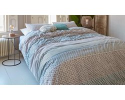 Rivièra Maison Boho Dream Dekbedovertrek -  Lits-jumeaux - 240x200/220 cm - Groen