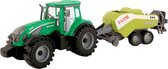 Jonotoys Tractor Met Pakkenpers Frictie 42 Cm