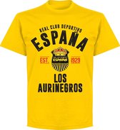 Real Club Deportivo Espana Established T-shirt - Geel - XXL