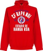 CF Rapa Nui Established Hoodie - Rood - S