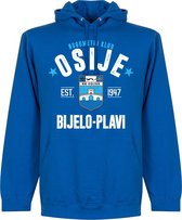 NK Osijek Established Hoodie - Blauw - XXL