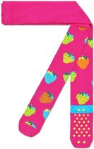 Happy Socks Kids Antislip Maillot, Strawberry Tights, 6-12 mnd, Maat 74/80