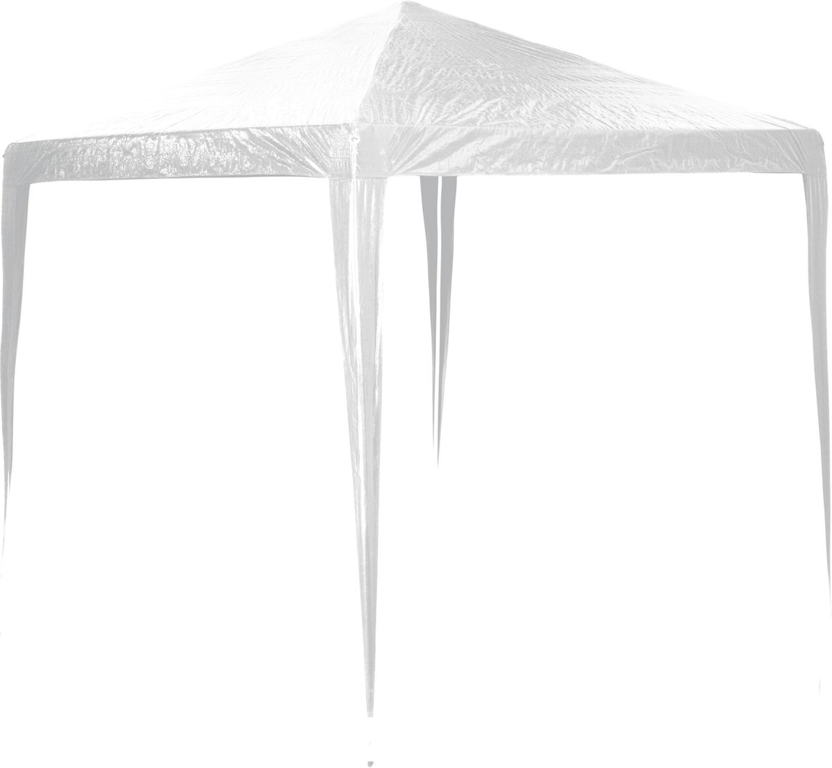 Bol.com Partytent - 3x3m - Opbouwbaar - Geen zijwanden - Wit aanbieding