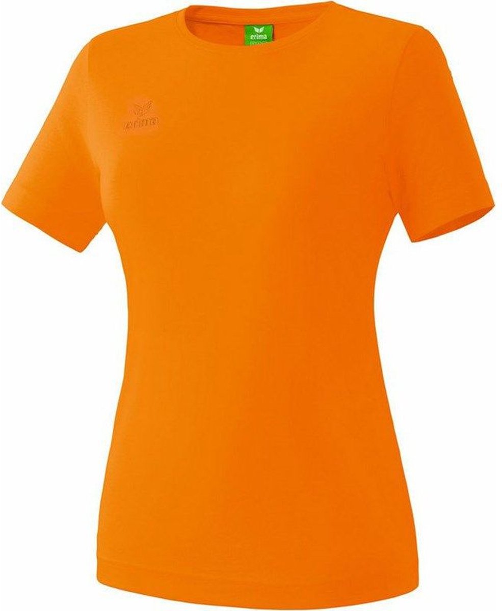 Erima Teamsport T-shirt Dames - Oranje | Maat: 38