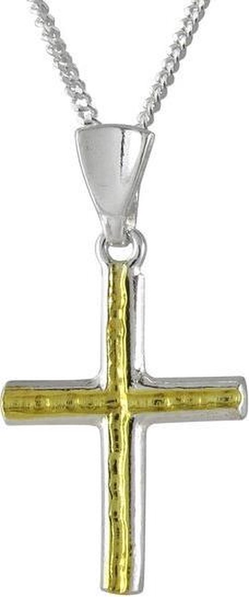 AuBor ®,  Hanger. Zilveren kruis.