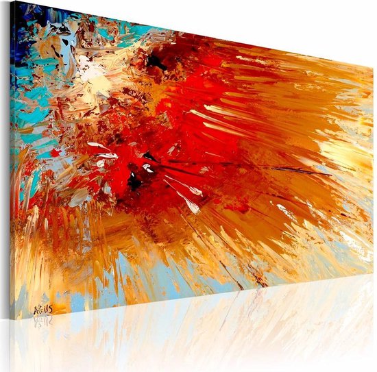 schilderij - Explosie van kunst 90x60cm | bol.com
