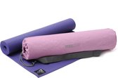 Yoga-Set Starter Edition (Yoga mat + yoga zak) violet Fitnessmat YOGISTAR