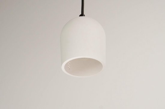 Archy hanglamp - Betonlook - Gips - Klein | bol.com