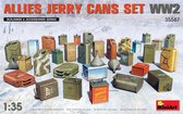 1:35 MiniArt 35587 Allies jerry cans set WWII Plastic Modelbouwpakket