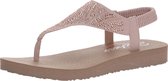 Skechers Meditation - New Moon Sandalen Plat - roze - Maat 38