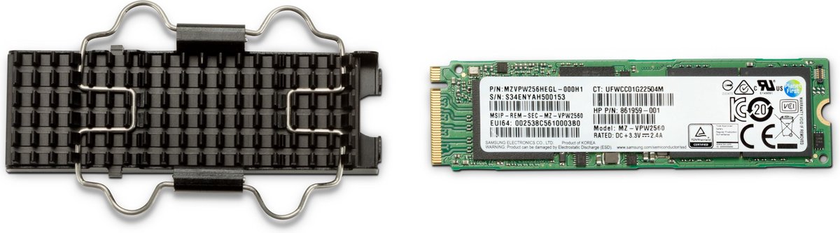 HP Z Turbo Drive - Solid state drive - 256 GB - intern - promo - voor Workstation Z2 G4