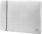 HP Neoprene Reversible Sleeve - Laptopsleeve / 14 inch / Zwart, Zilver