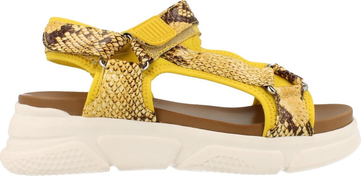 Florence Design Sandaal Op Sleehak Dames Trend Dierenprint - Beige - En  promotion chez Berca