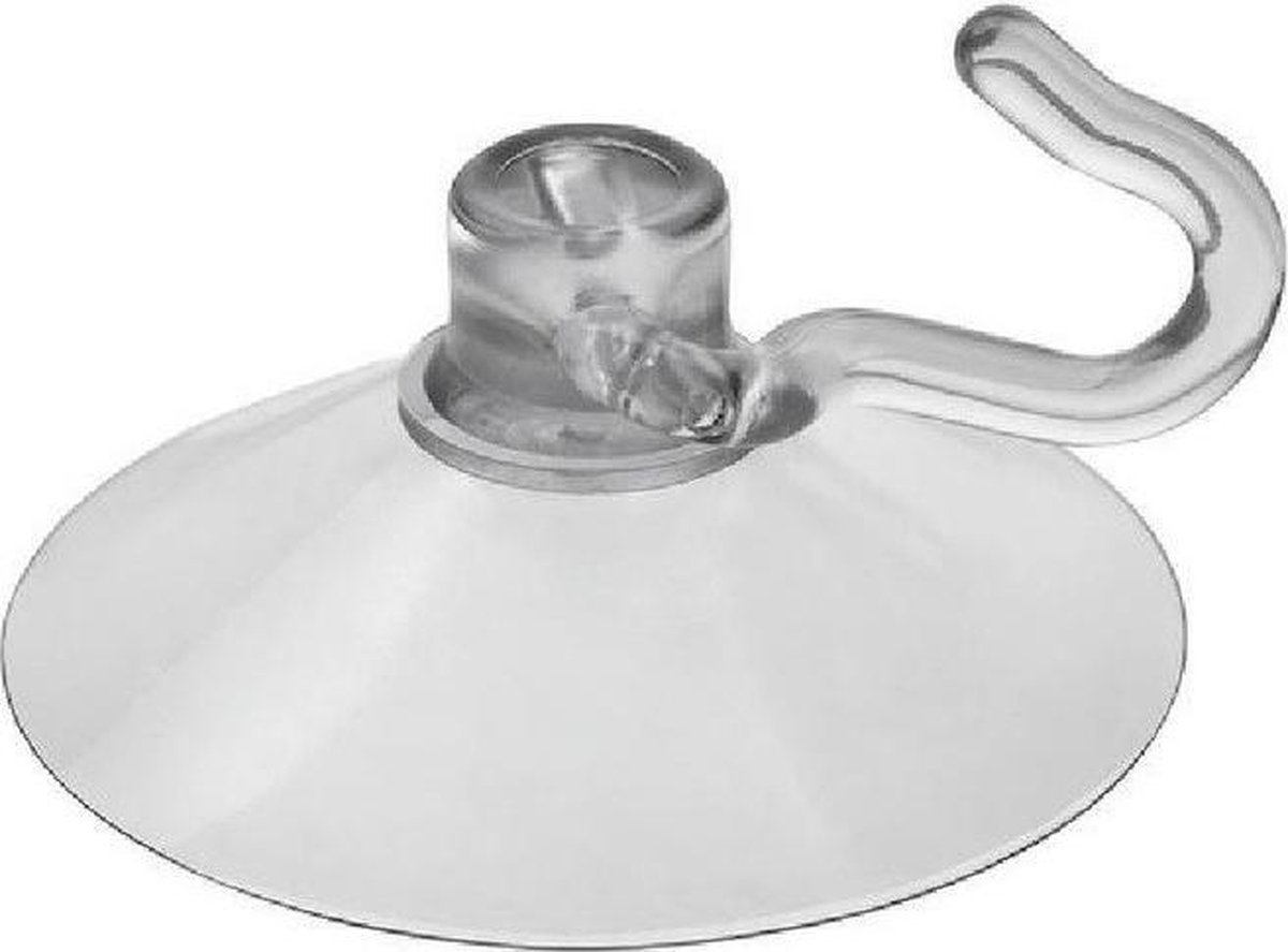 Zuignappen, PVC kunststof, 20 stuks per verpakking, zuignap plastic zuignappen zonder haken, paddestoel hoofdvorm zuignappen (4 cm