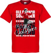 Solskjaer Legend T-Shirt - Rood - M