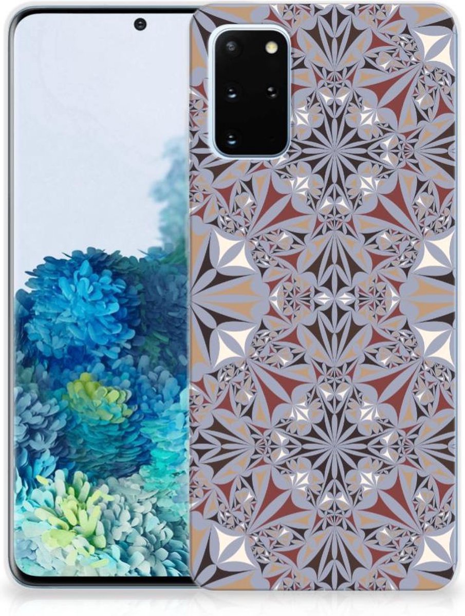 Samsung Galaxy S20 Plus TPU Siliconen Hoesje Flower Tiles