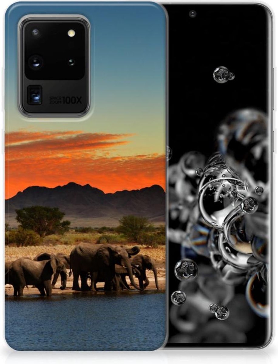 Samsung Galaxy S20 Ultra TPU Hoesje Olifanten