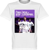 Real Madrid Road To Kiev 2018 Finale T-Shirt - Wit - XS