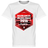 Rojiblancos Milano 2016 Atletico Madrid T-Shirt - XL