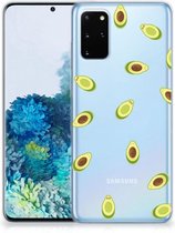 Geschikt voor Samsung Galaxy S20 Plus Siliconen Case Avocado