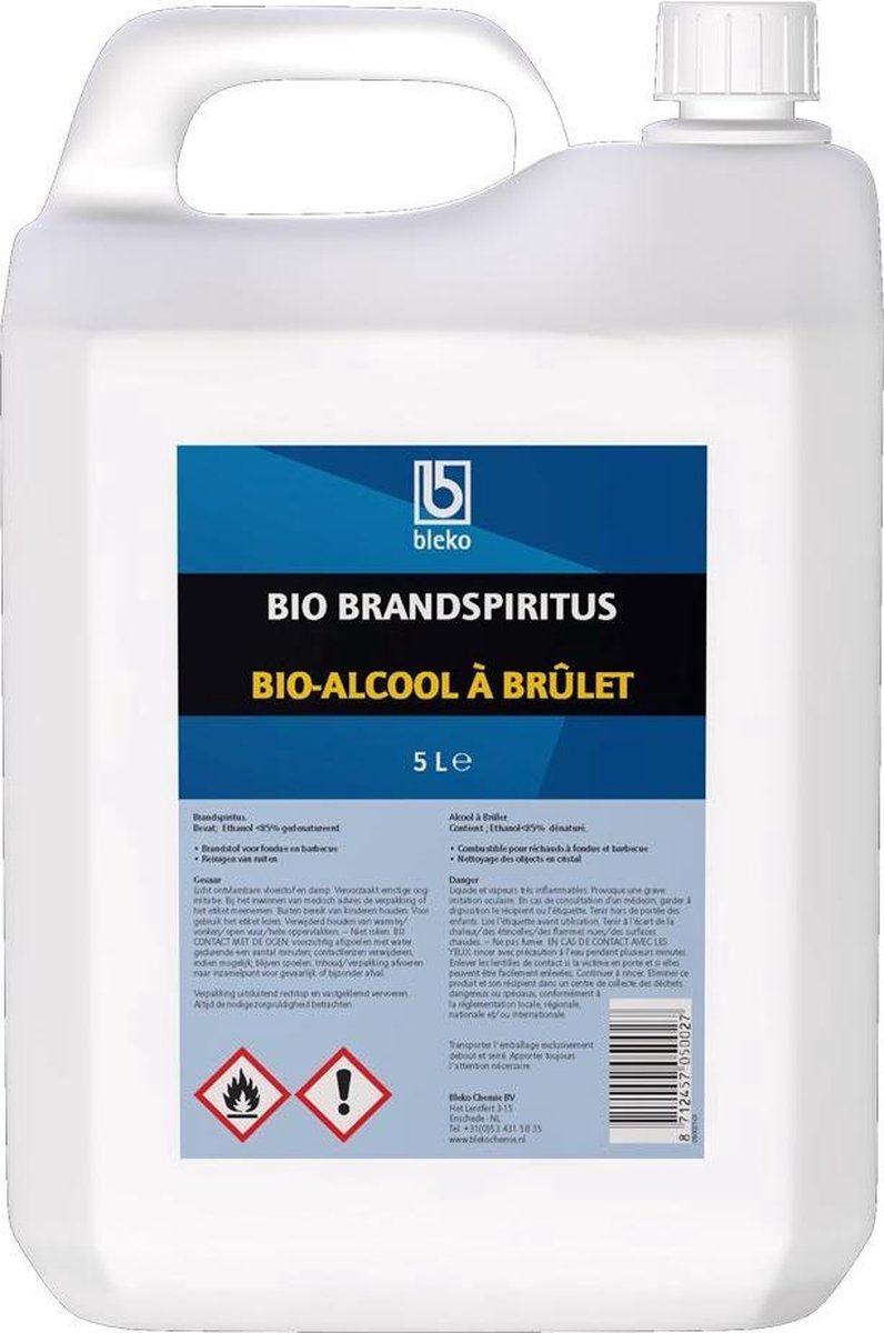 Bleko brandspiritus 85 procent 5 ltr