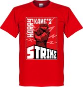 Harry Kane's Strike T-Shirt - Rood - XS