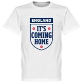It's Coming Home England T-Shirt - Wit - XS