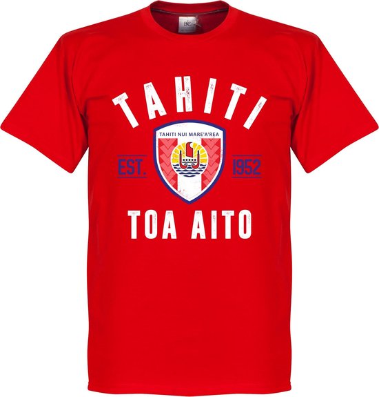Tahiti Established T-Shirt - Rood - XS