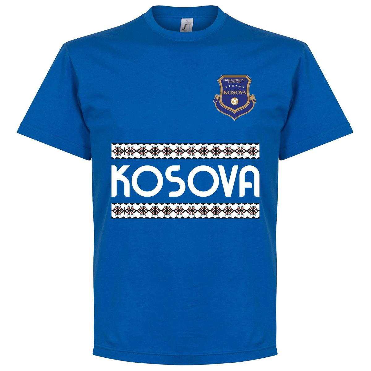 1200x1200.jpg Kosovo Team T-Shirt - Blauw - S - Afbeelding 1