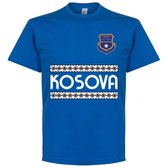 Kosovo Team T-Shirt - Blauw - S