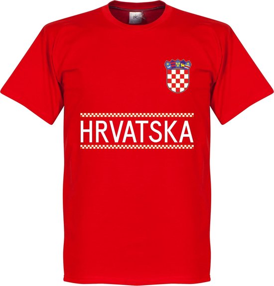 T-Shirt Équipe Croatie - Rouge - XL