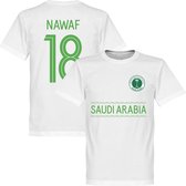 Saudi Arabië Nawaf 18 Team T-Shirt - Groen - XL