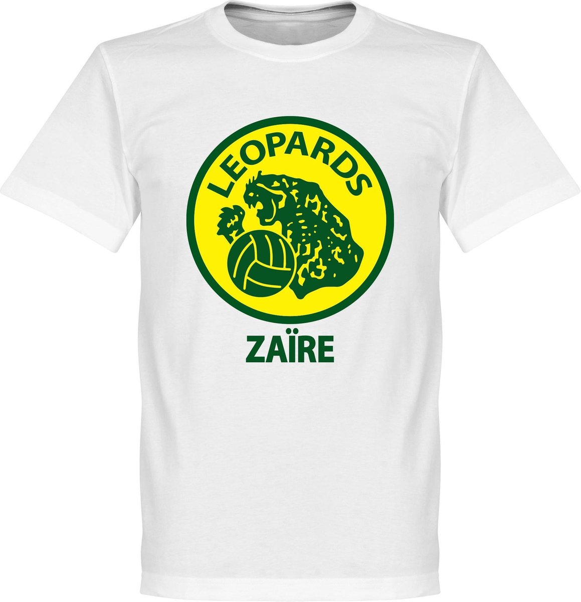 1159x1200.jpg Zaire Leopards T-Shirt - Wit - XS - Afbeelding 1