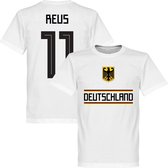 Duitsland Reus 11 Team T-Shirt - Wit - 5XL