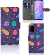 Geschikt voor Samsung Galaxy S20 Wallet Case met Pasjes Space