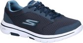 Skechers Go Walk 5 Qualify Heren Sneakers - Blauw - Maat 45