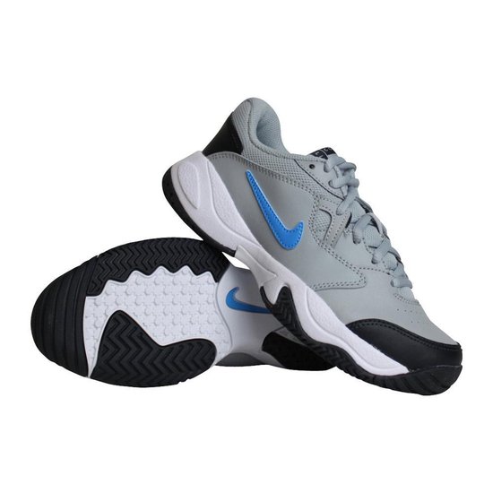 in de tussentijd Beeldhouwer Clam Nike Court Lite tennisschoenen jongens grijs | bol.com