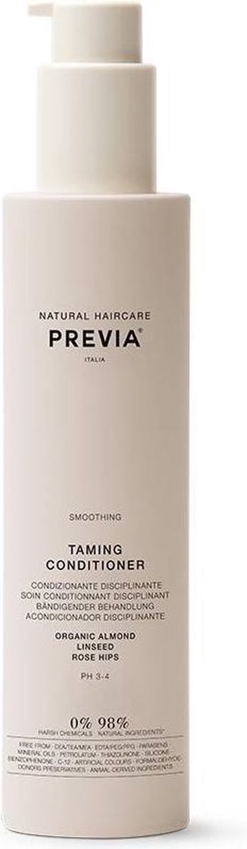 Previa Natural Haircare Smoothing Taming Conditioner Weerbarstig Haar 200ml - Biologische natuurlijke conditioner