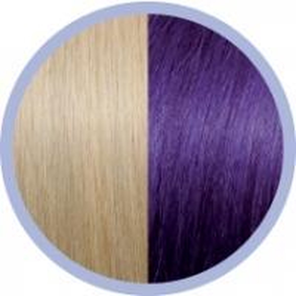 Lisap Seiseta Invisible Clip-on 50-55cm Haarextension 20 Ultra Very Light Blond/violet 1stuks