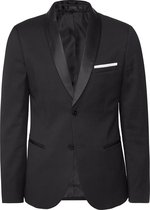 WE Fashion Heren slim fit smokingblazer Dali - Maat M (50)