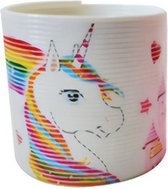 Lg-imports Trapveer Unicorn 6 Cm Wit/multicolor