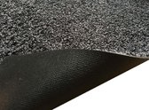 Ikado Katoenen droogloopmat op maat zwart 58cm, ecologisch 58 x 450 cm