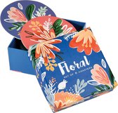 Floral onderzetters (set van 8)